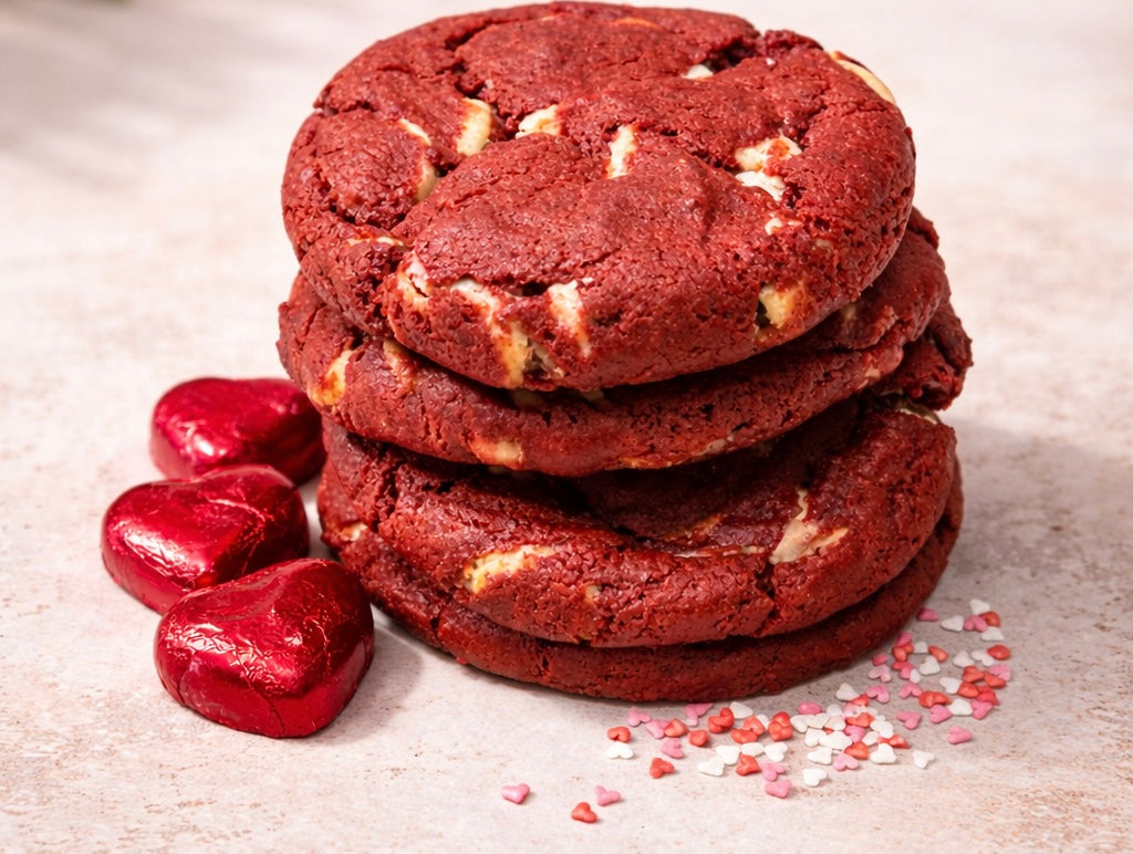 Red Velvet NYC Cookies